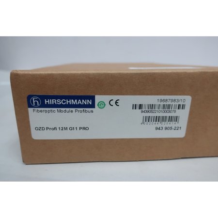 Hirschmann Fiber Optic Module Profibus Ethernet And Communication Module, OZD PROFI 12M G11 PRO OZD PROFI 12M G11 PRO